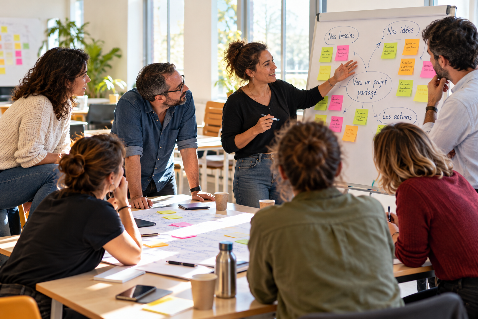 Actualiser un projet de service en deux mois : conjuguer conduite du changement et participation des équipes
