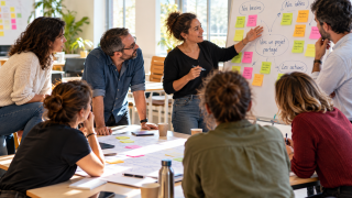 Actualiser un projet de service en deux mois : conjuguer conduite du changement et participation des équipes